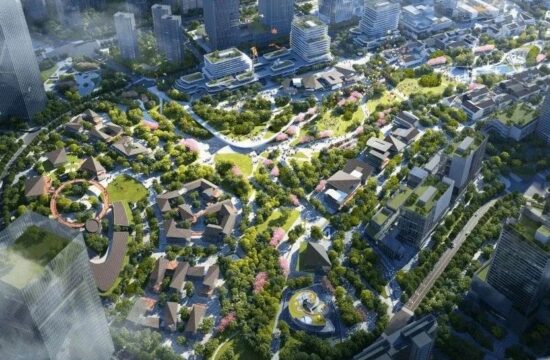 人字绿廊开建，快来体验公园城市生活方式