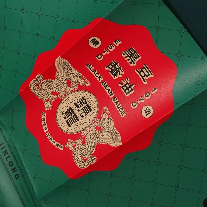 錦龍醬油——俗又有力的红配绿更有传统质感