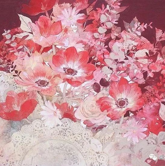 鹿间麻衣小清新花卉