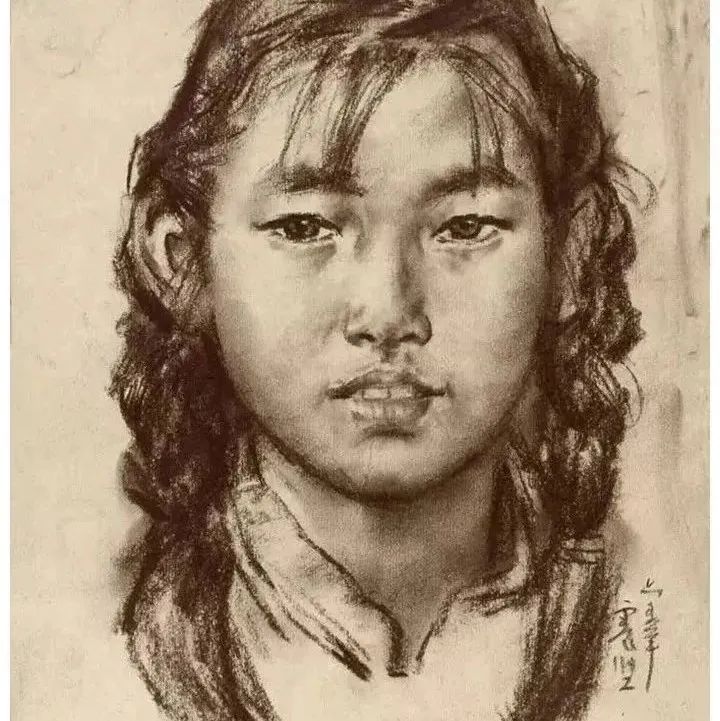 人物画大家 李震坚速写