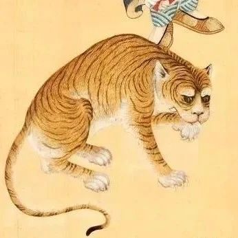 最逗趣的几幅伏虎图，笑坏了！