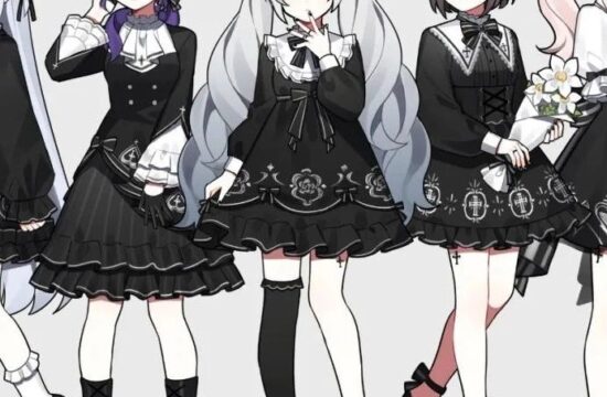 插画教程｜和服、洛丽塔，你喜欢哪一款？动漫角色服装设计参考！