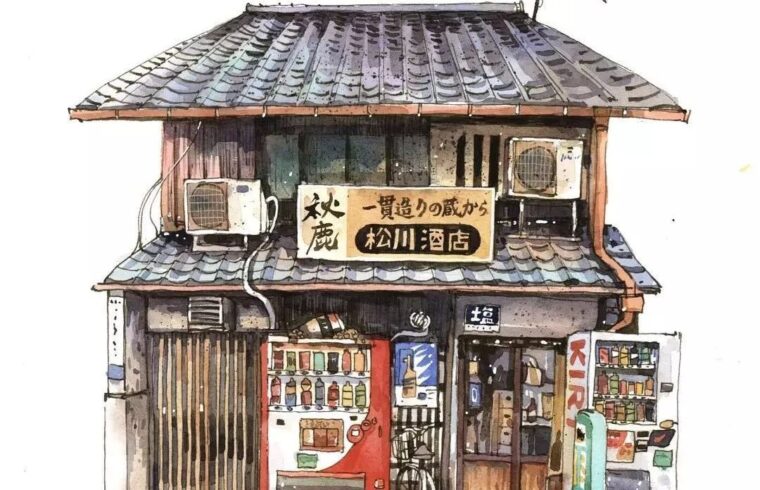 中国台湾插画师笔下的建筑风光