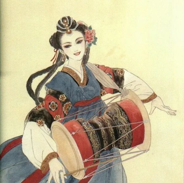 日本画家皇なつき女性绘画作品欣赏