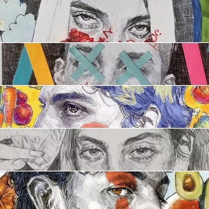 这个插画师有点“脏”，不过我喜欢！——超趣味插画Chan，杂而不乱的狂野笔触