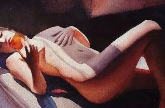 他水彩写生画了500位裸模，轰动世界！