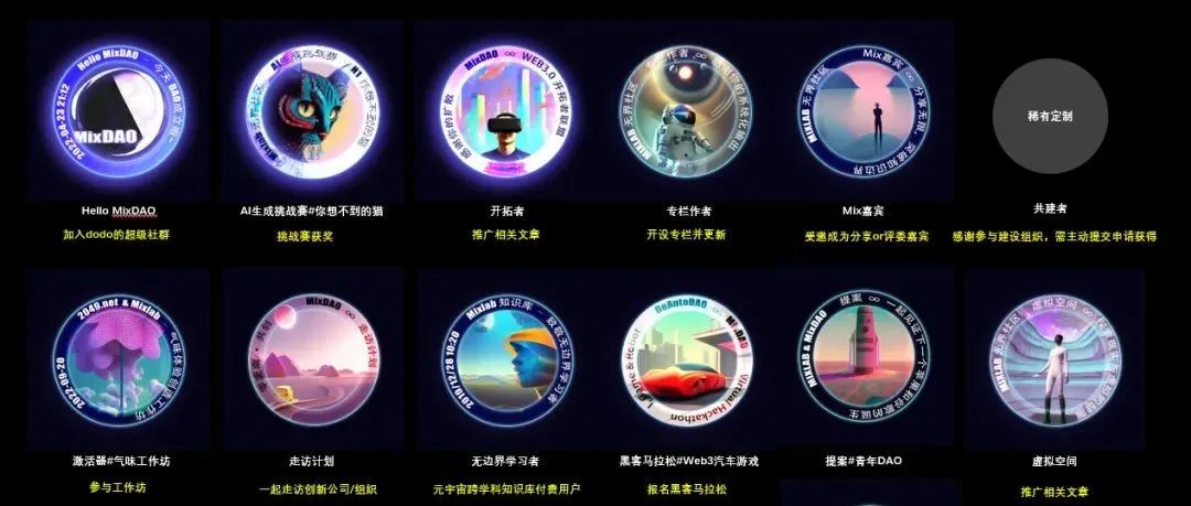 你集齐了吗？MixDAO 徽章体系指南 1.0