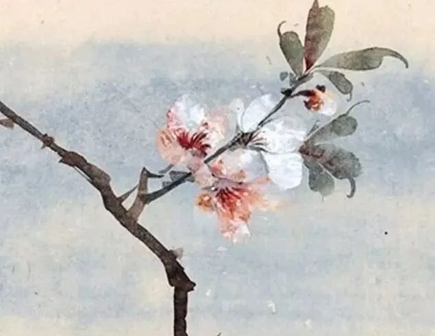 国画，名家桃花鹦鹉图集萃