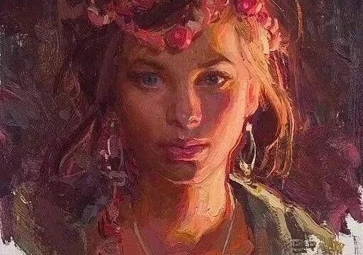 当代女艺术家苏珊·里昂人物油画选摘