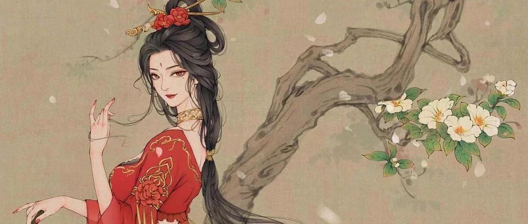 90后插画师用古风线条，把一个个古装经典角色都画活了，细腻唯美，惊艳至极！
