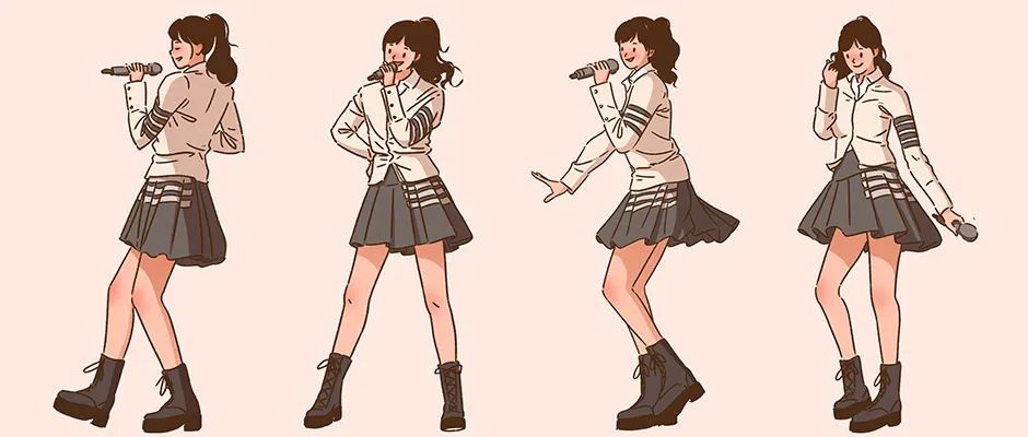 王心凌少女感插画教程流出（有步骤详细版）