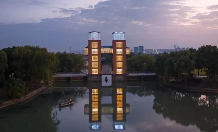 奥默默新作 | 乡村微更新：水闸爆改咖啡馆、书屋、展示空间、观景廊…