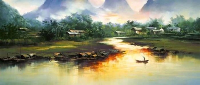 艺术家KEN HONG 风景绘画作品欣赏