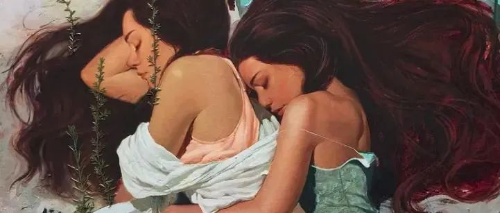 画中的女性太有感觉了，抽象与写实主义巧妙融合，流露温柔的情感