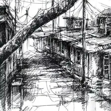 Ian Murphy的素描风景