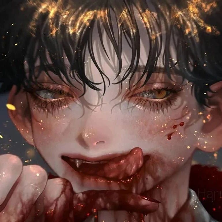 插画丨极品病娇，嗜血正太，男版富江这么带劲？