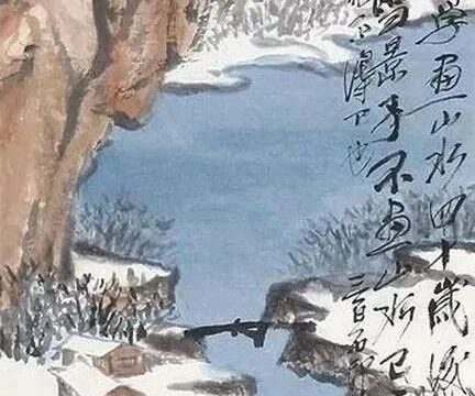 品画｜齐白石笔下的冬天：踏雪寻梅，吃茶会友！