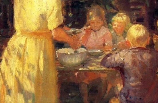 艺术家 Anna Ancher 油画作品.