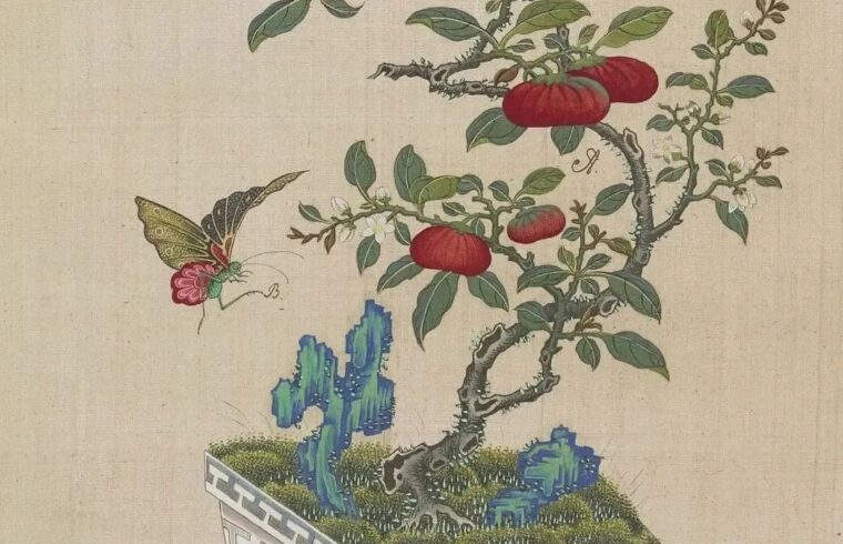 国画盆花，太美了！