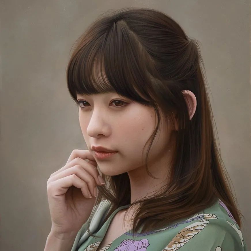 画家 冈靖知绘画作品欣赏