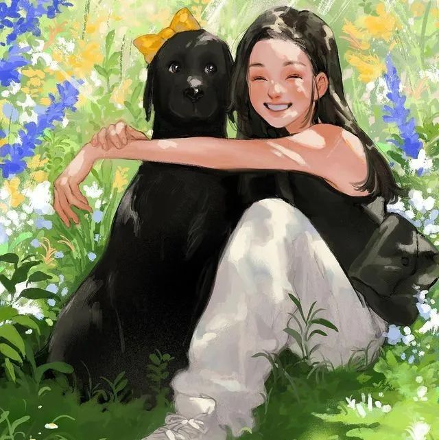 一组治愈系水彩插画作者：NOMA