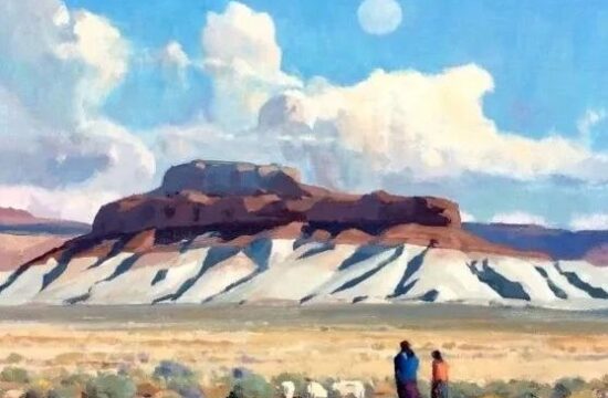 简单、纯净、清新的风景画