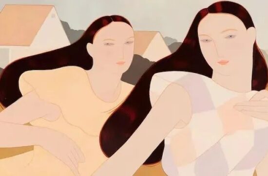毕加索式的时尚插画