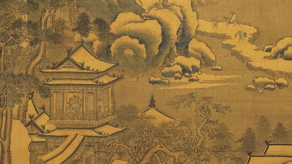 《瑞雪凝冬图》王谔（明） - 中国名画鉴赏语音讲解（二百一十四）