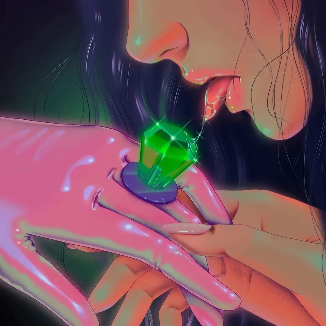 插画 | 气死！她画的水果比我还性感！