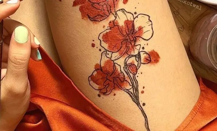 当她掀开裙子露出大腿，被惊艳到了