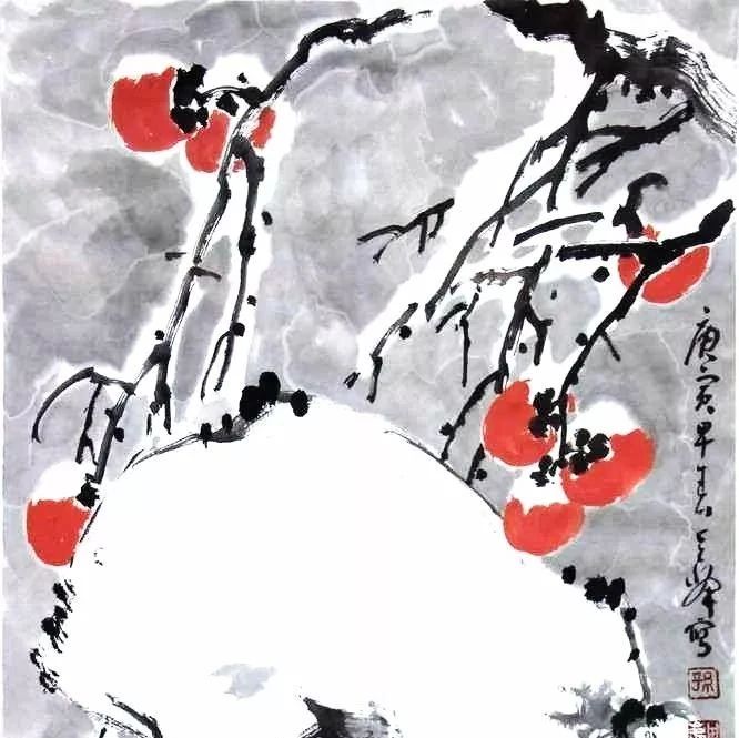 六大名家笔下的雪景花鸟！
