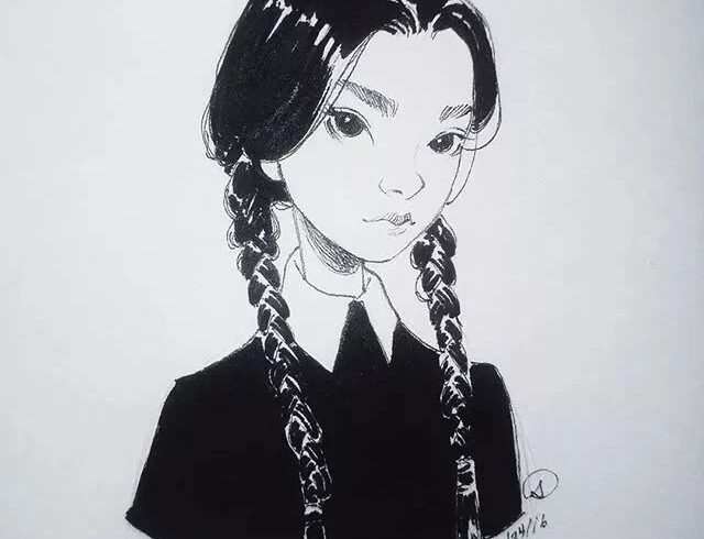 线条总画不流畅？来看看这组速写小插画！