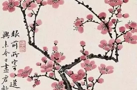 梅王画梅，别具一格