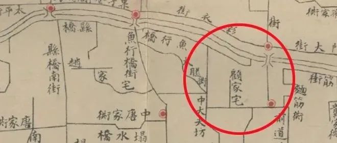 寻找顾从礼及其家族的居住地