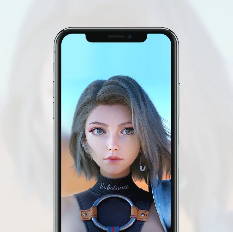 提取壁纸 | 未来少女静态，适用：ipad、手机、电脑！