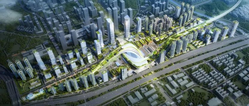 西丽枢纽，高度融合TOD 4.0丨铁四院联合体中标深圳市西丽枢纽工程勘察设计