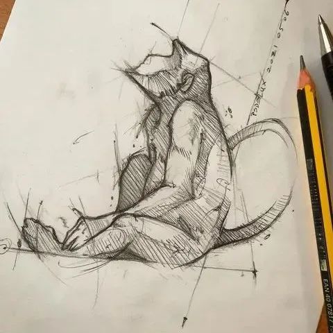 ​草图比完整画作还好看，他靠没画完的画，吸粉近百万