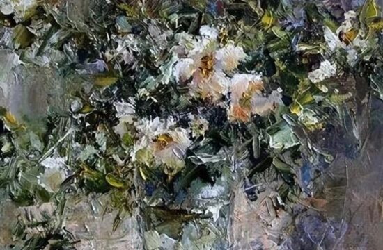 俄罗斯画家Zhumabayev花卉风景油画作品欣赏