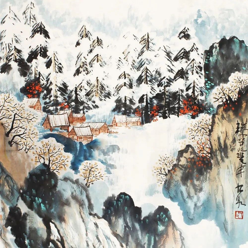 赏名家笔下雪景，温馨又浪漫！
