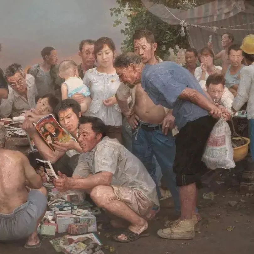 清华大学美术学院教授，忻东旺绘画欣赏