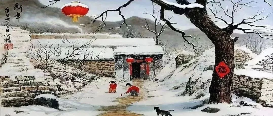 好美的国画，好美的乡愁！