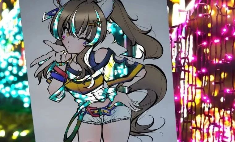 “不务正业”的插画家，剪掉女孩的衣服，让风景去上色