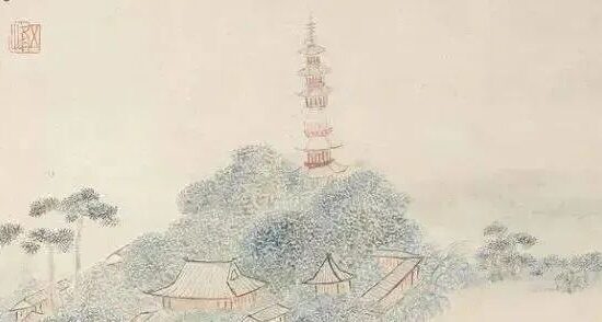 文徵明侄儿的画，清新有韵