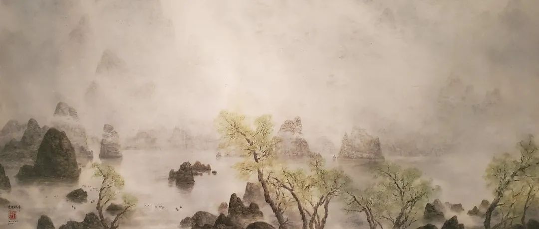 Gallery Marking神游众山·意境墨韵：艺术+科学——尹毅绘画科研作品展（中）