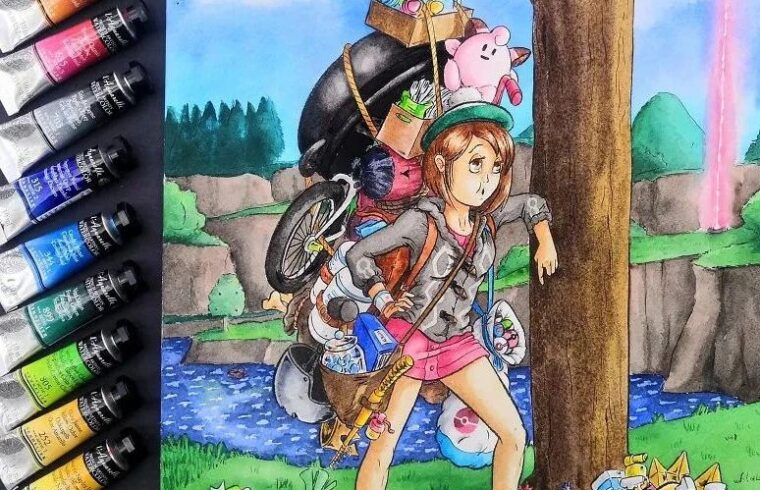 既离谱又写实，插画家：勇士们带着你们的装备，去冒险吧