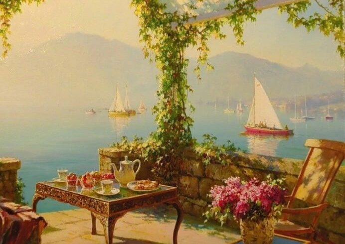 艺术家Yurij Obuxovskij风景画作品