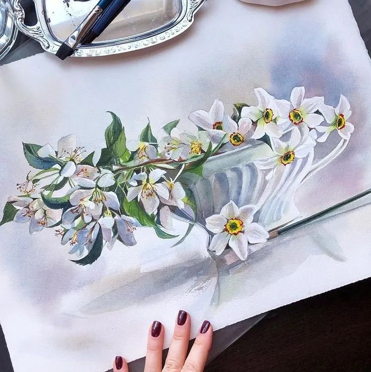 女艺术家 Maria Mishkareva 日常水彩绘画作品欣赏