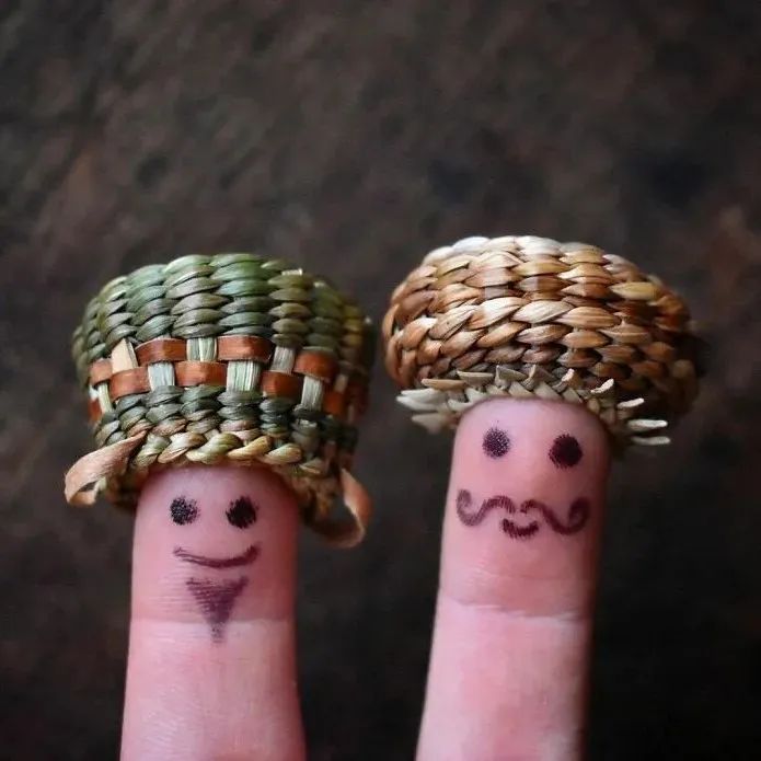 比手指还要小的迷你编织篮，​网友：啥都装不下，但能装可爱