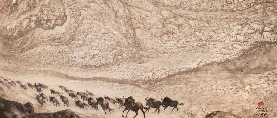 Gallery Marking水墨奇变·意境空间：艺术+科学——尹毅绘画科研作品展