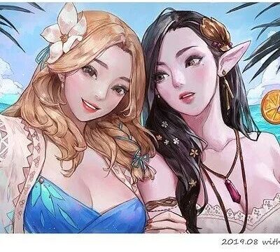 让我康康谁又恋爱了？韩国游戏大厂NCSoft当家画师Chocofing R近作分享-7.GAME